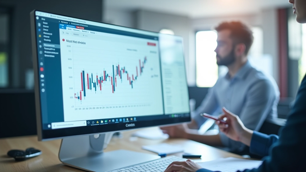 Computerbildschirm zeigt HVPI-Vergleichsdaten für europäische Länder